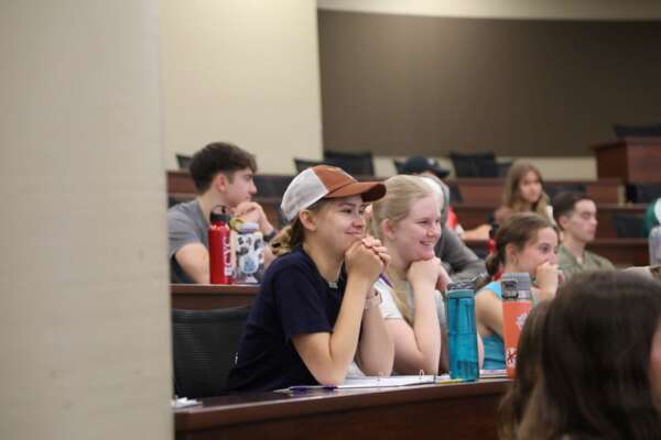 High school students at a presentation during BCYC Leadership