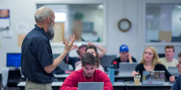 Dr. Nick teaching a class