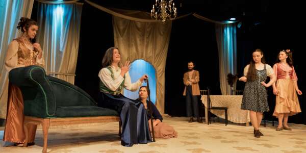 Theatre production occuring on stage