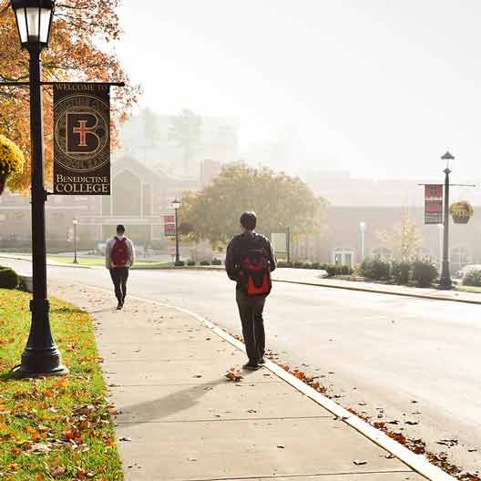 Students on campus
