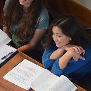 Students in class.