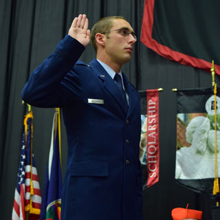 Student swearing in