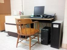 Chemistry computer workdesk