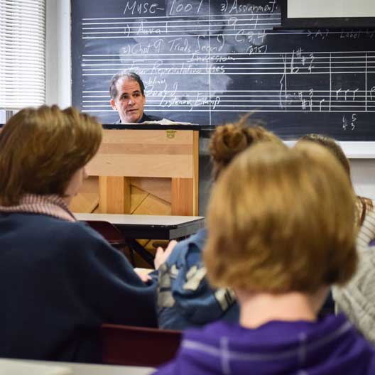 Students in a Music class