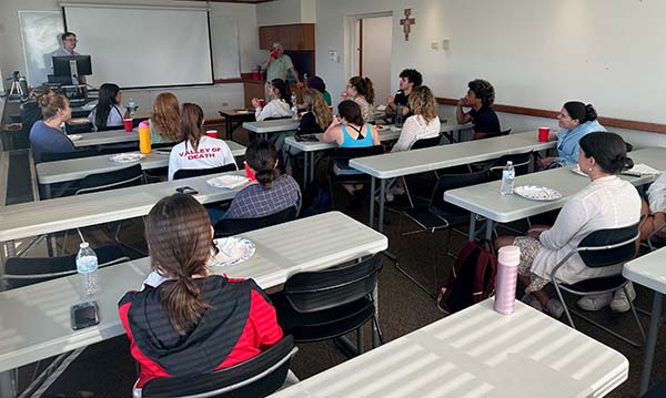 Psychology Club first meeting 2023--students from the back