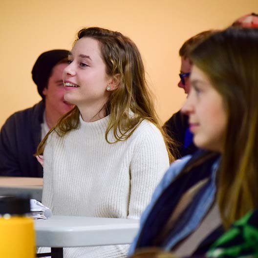 Students in class