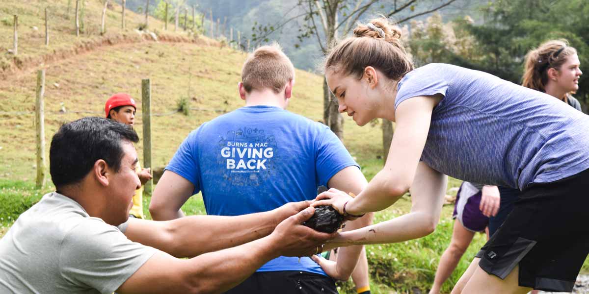 Missionaries helping build in Guatemala